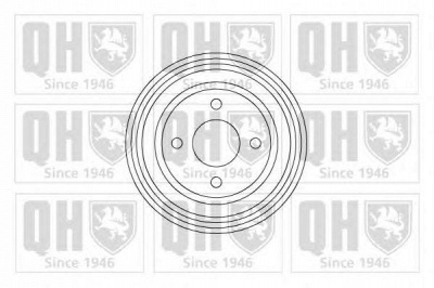 QUINTON HAZELL bdr120 -  Тормозной барабан
